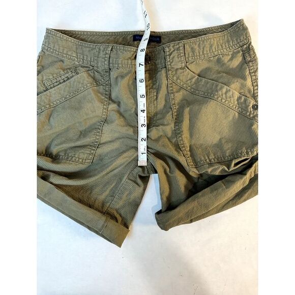 2010 Martin & Osa Cargo Shorts Army Olive Grunge boho Pockets Cotton - Size 2 - Picture 4 of 9